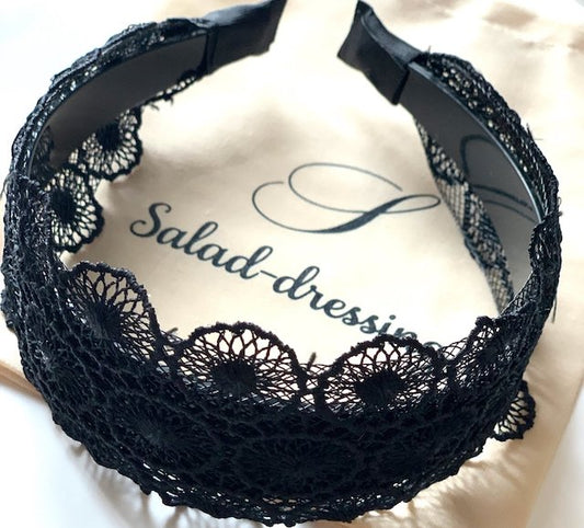 WENDI black lace headband