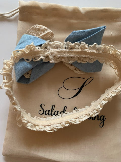 baby girl headband salad-dressing