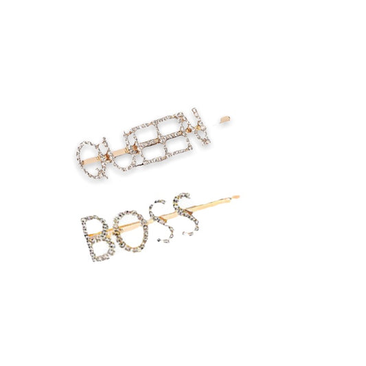 queen and boss barrettes