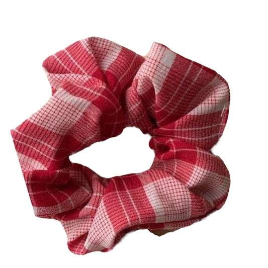 child's scrunchie in red cotton