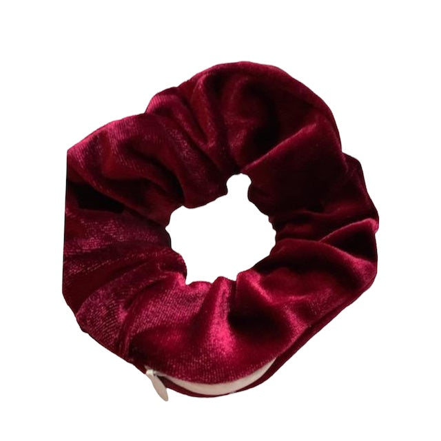shingle velvet scrunchie with pouch