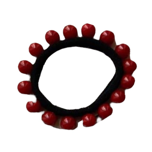 elastic child red beads