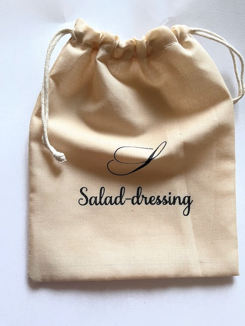 pochette cadeau coton signature salad-dressing